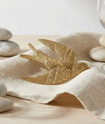 Large Brass Swallow Ornament