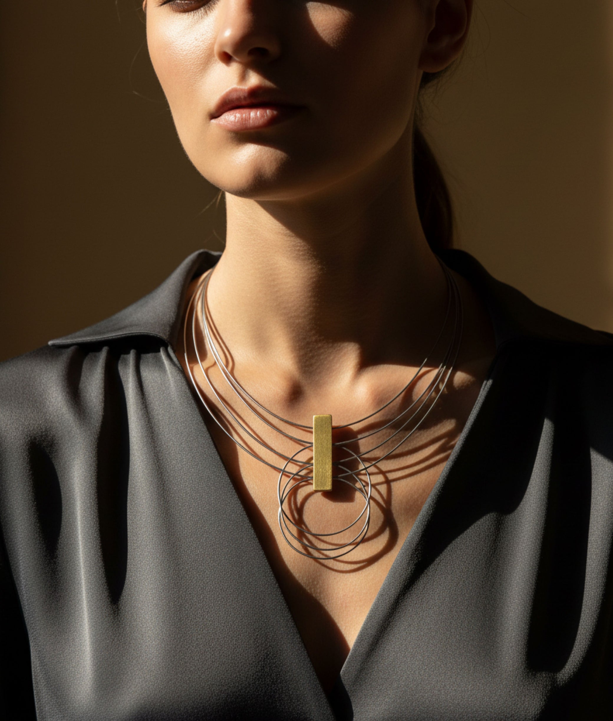 LASTRINA STEEL Brass Necklace