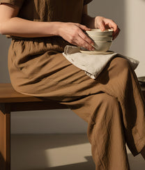 Light Brown Faux Leather Pant