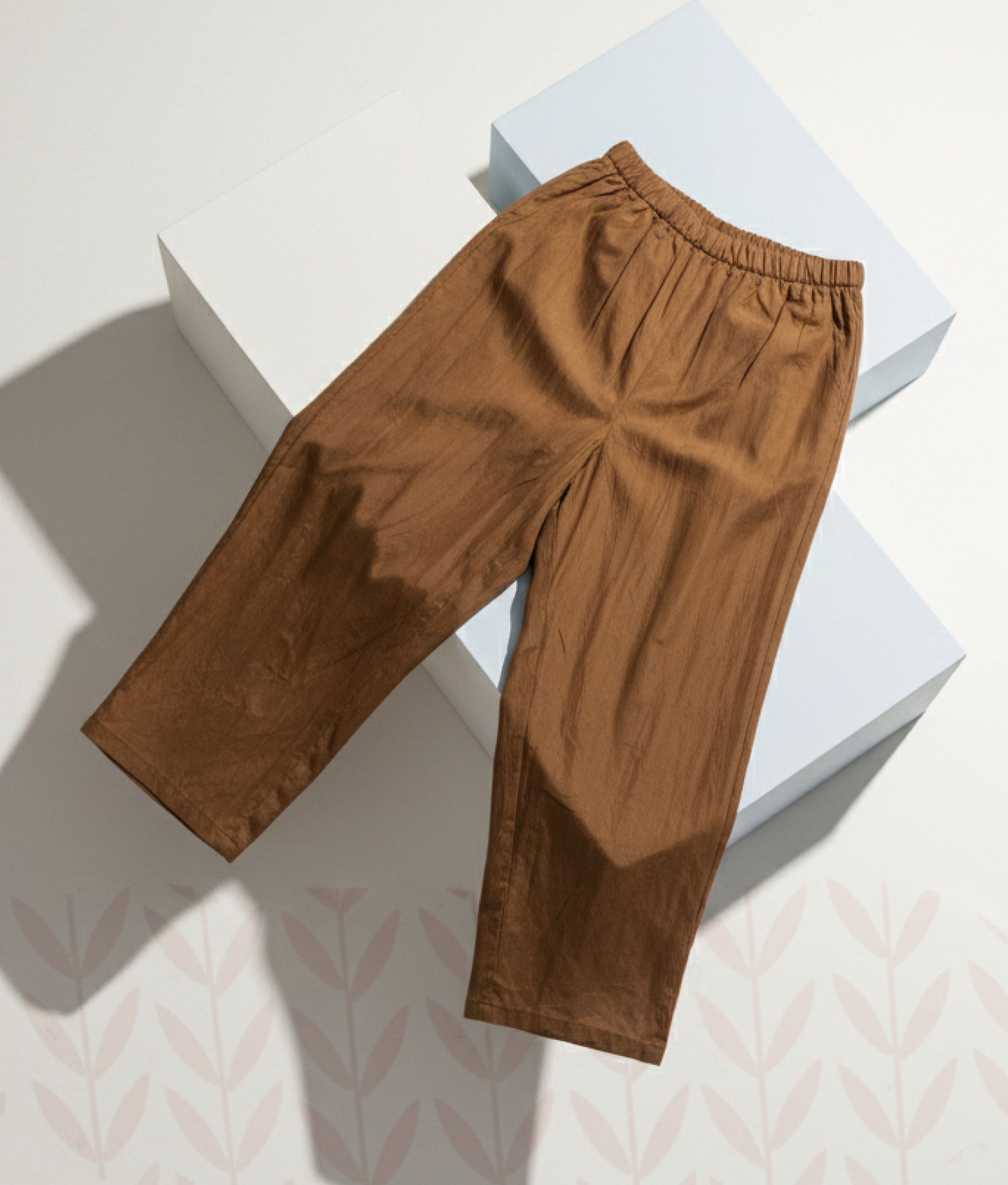 Light Brown Faux Leather Pant