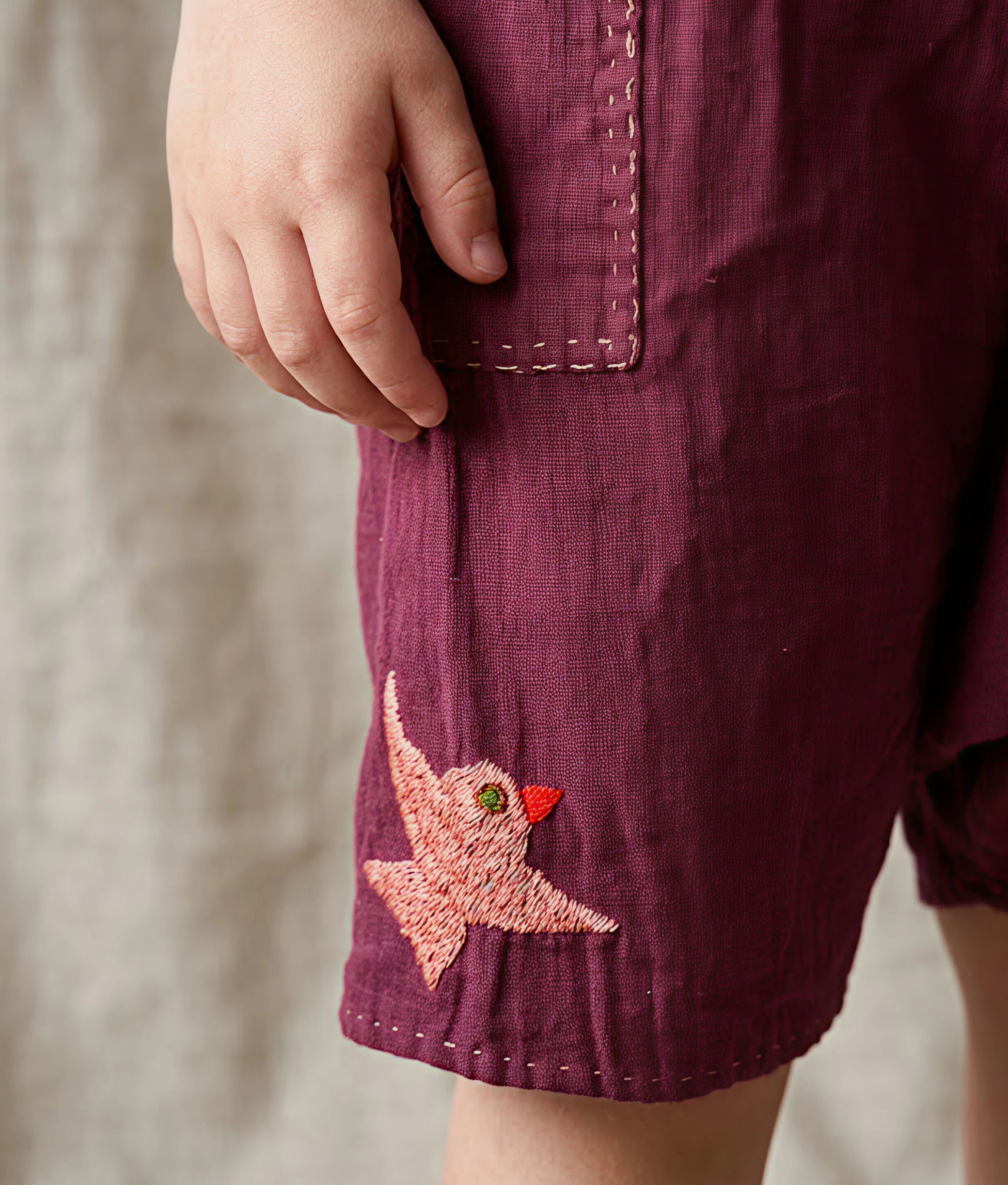 Little Bird Purple Shorts