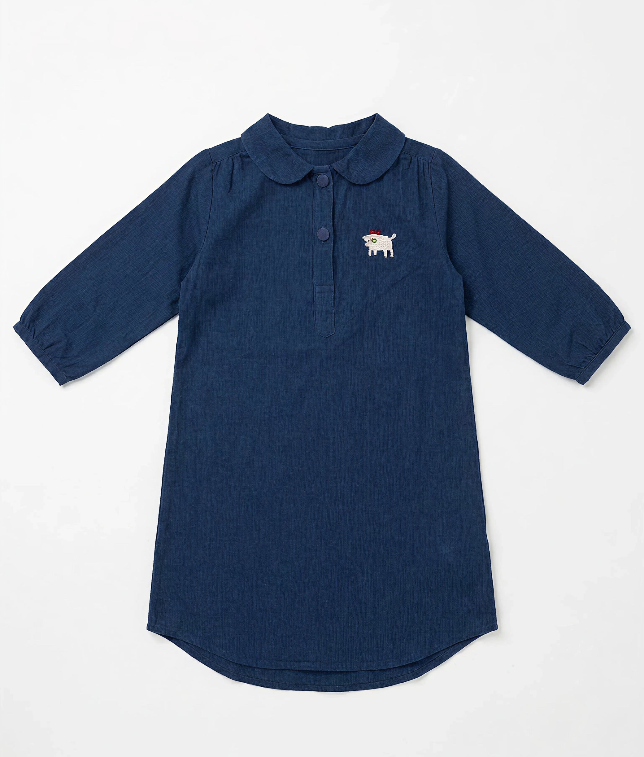 Little Boar King Indigo Dress