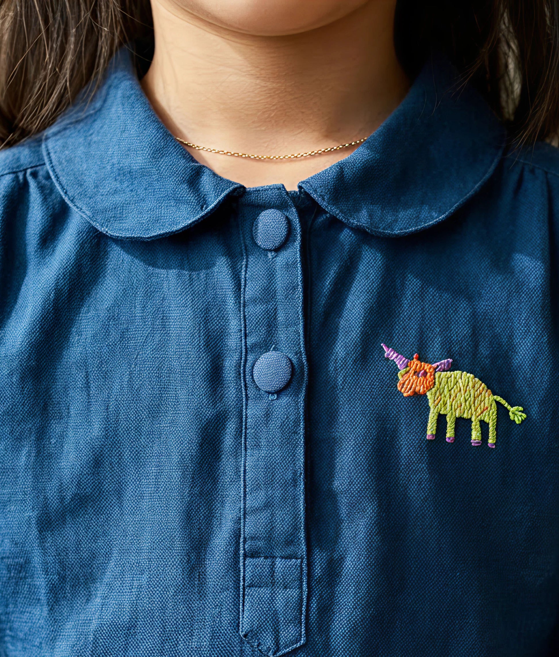 Little Bull Indigo Dress