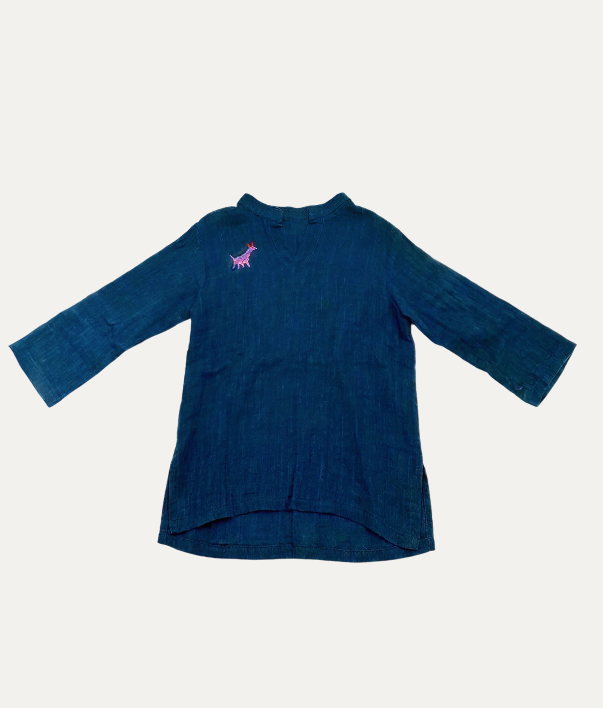 Little Giraffe Indigo Tunic Top