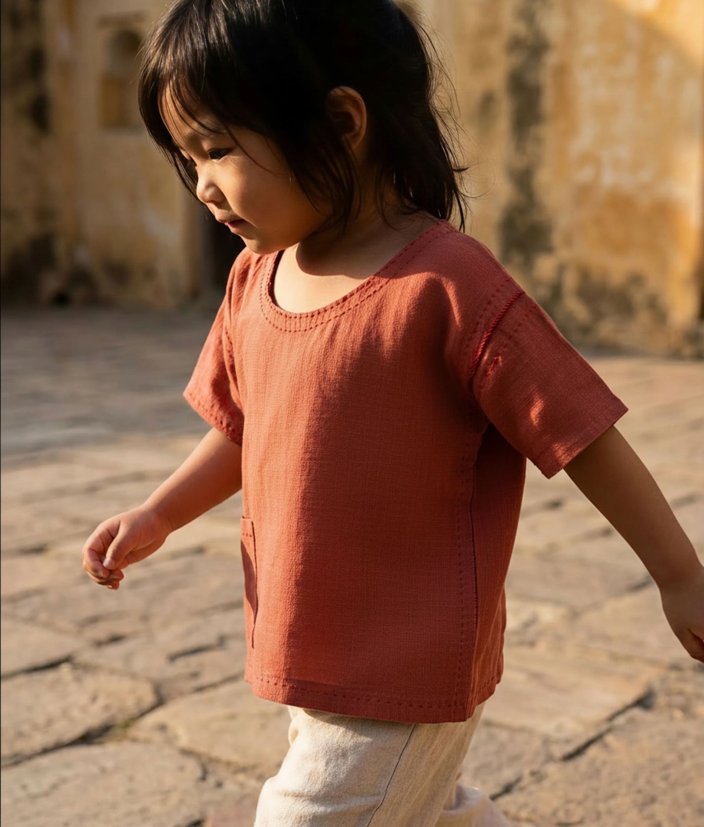 Little Pocket Salmon Tee