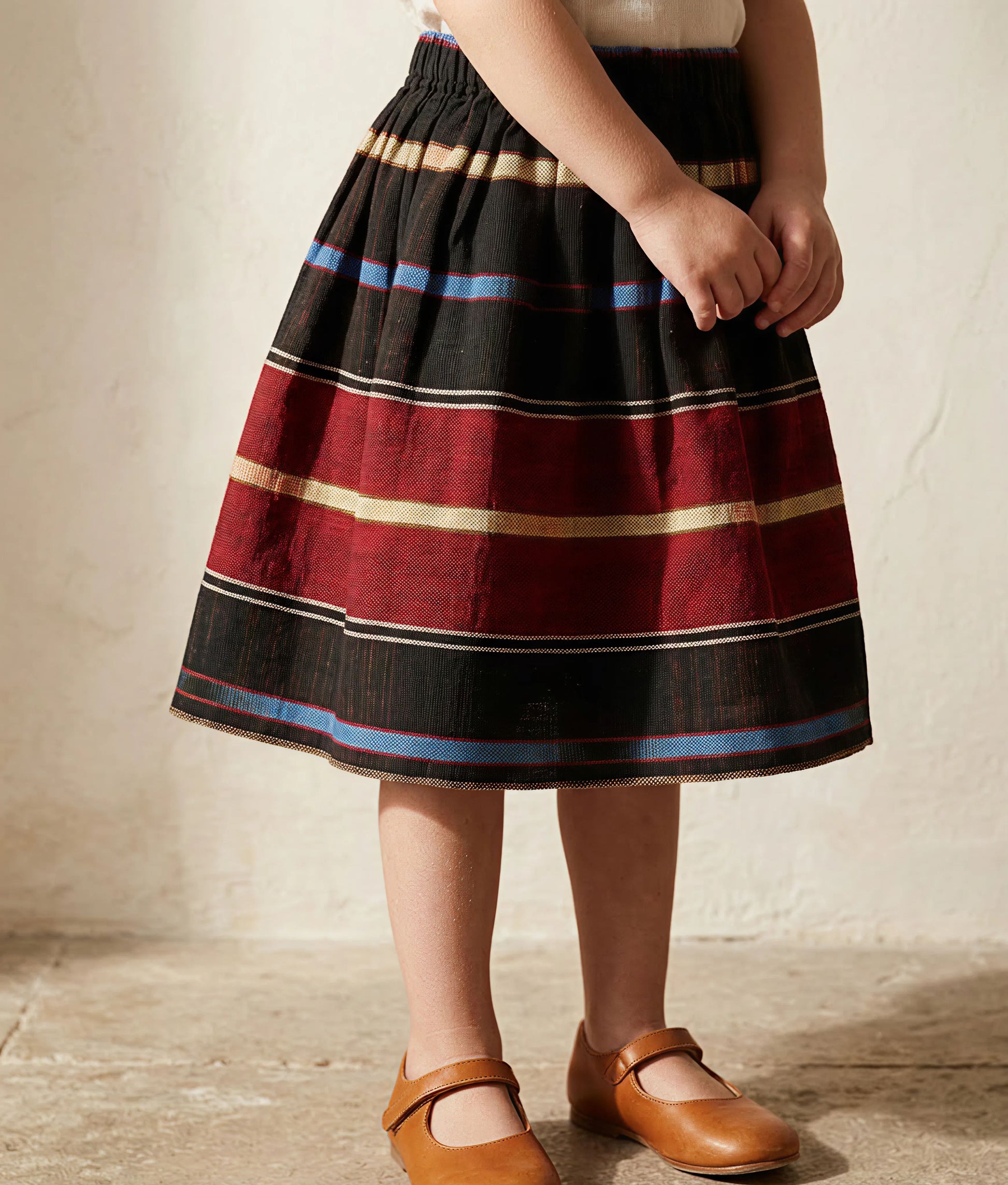 Little Stripped Black Skirt