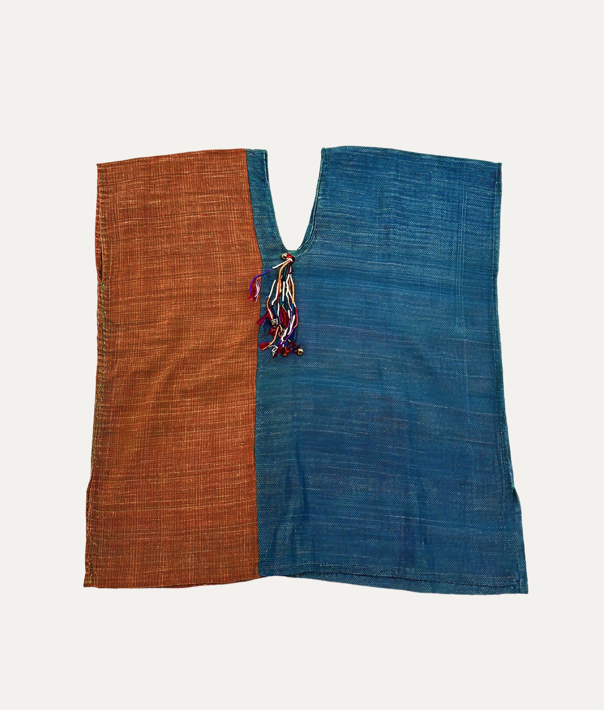Little Tassle Brown Indigo Top