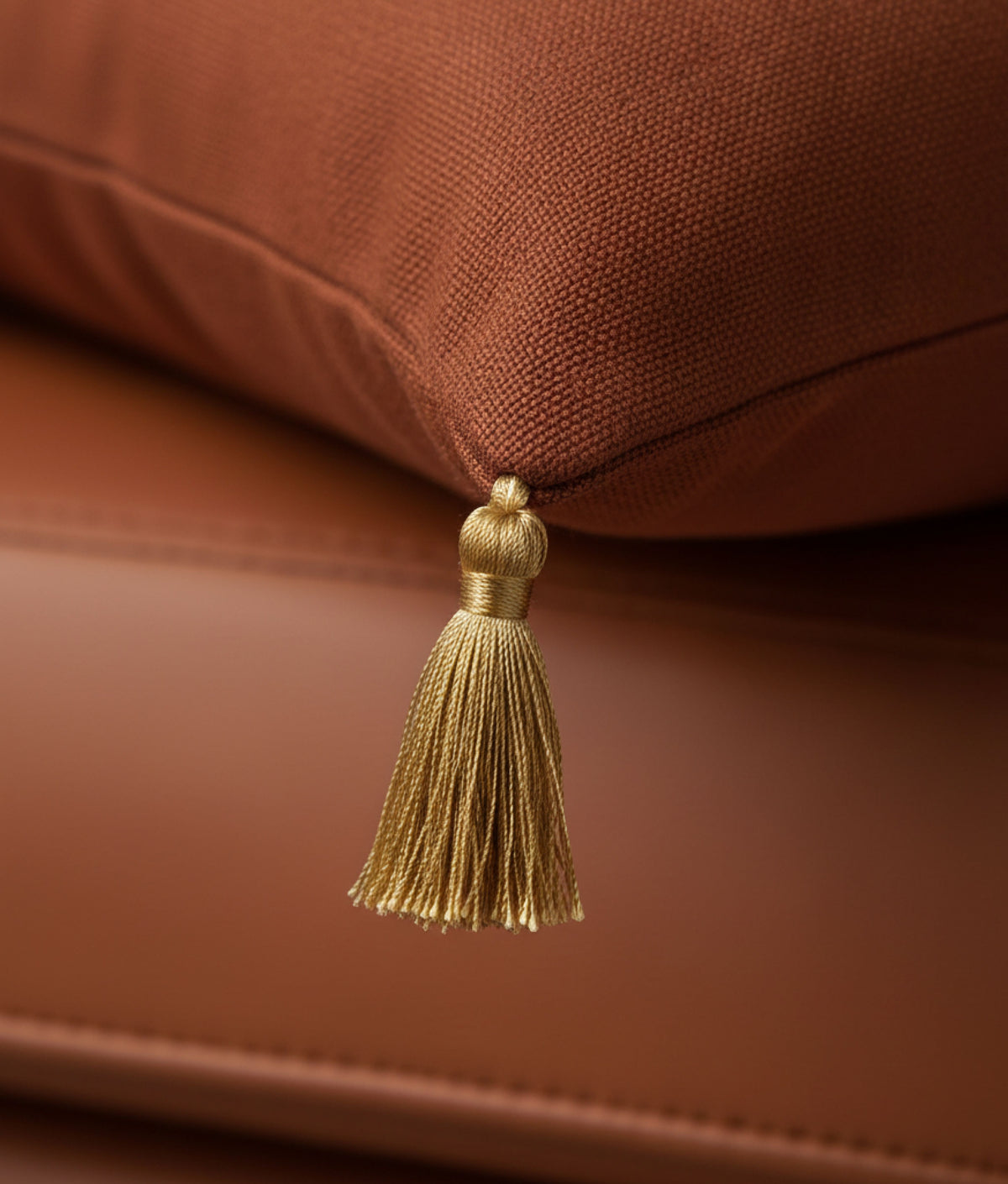 Rust Livia Cushion Cover