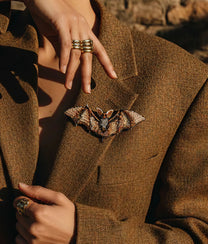 Long Eared Bat Trovelore Brooch
