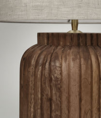 Mango Wood Table Lamp