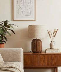 Mango Wood Table Lamp