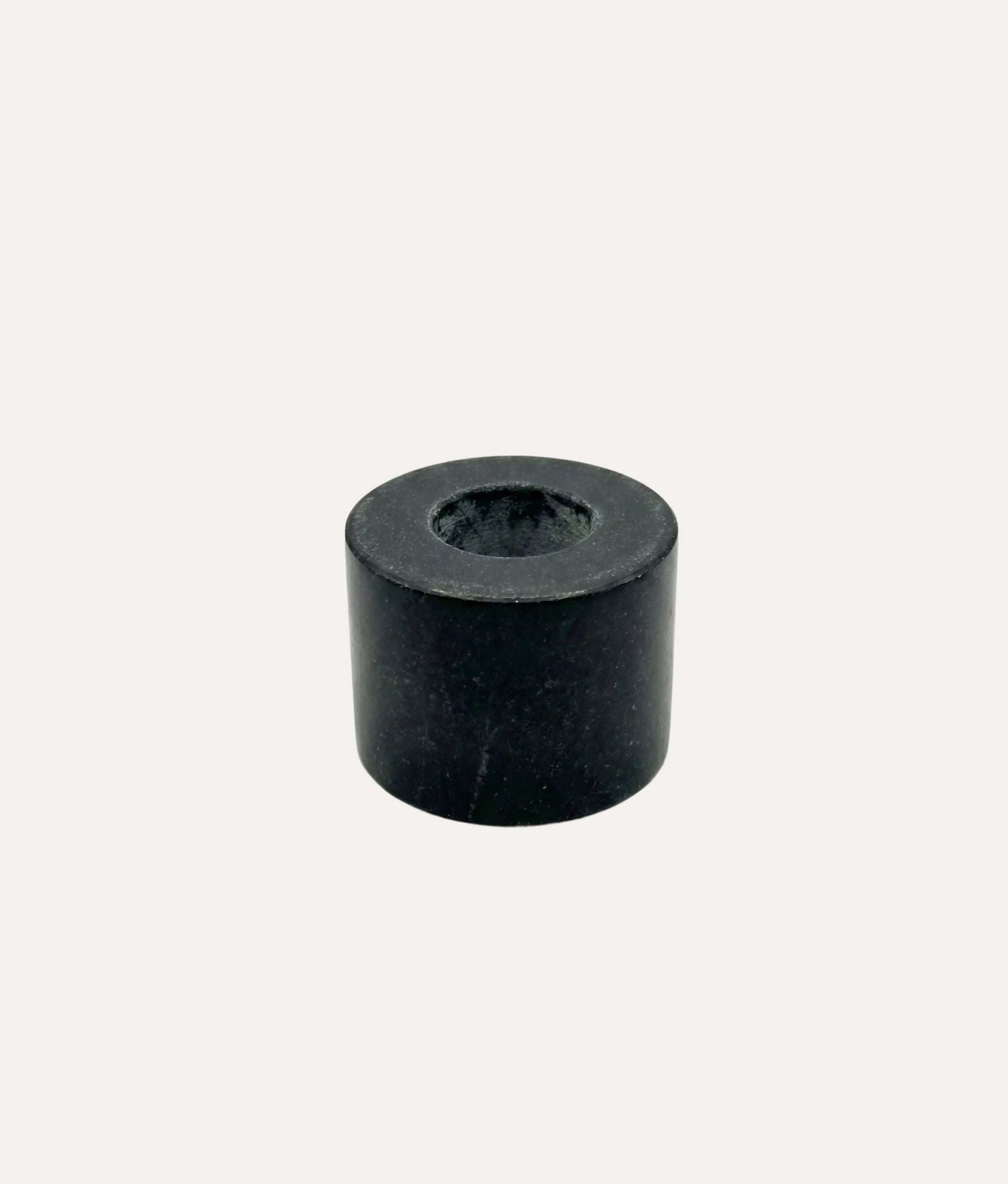 Black Marble Candle Holder