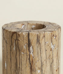Brown Marble Candle Holder