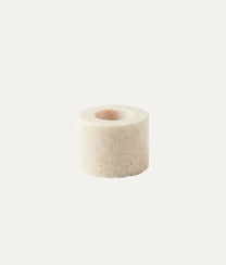 White Marble Candle Holder