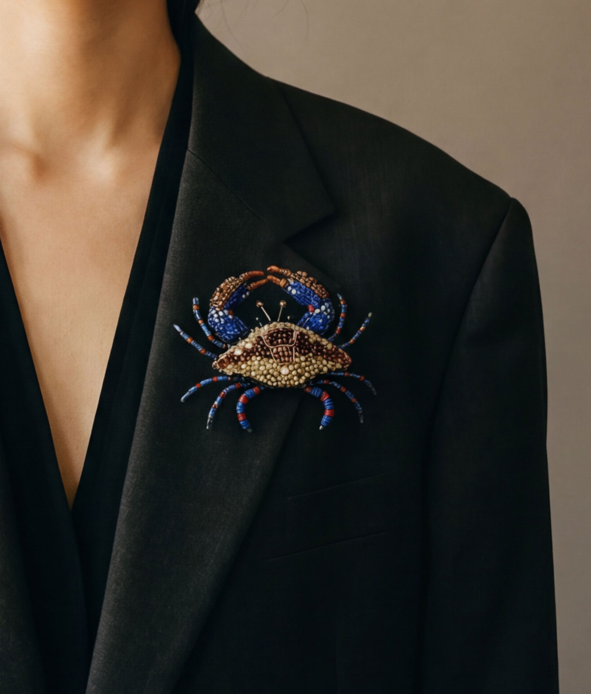 Maryland Crab Brooch