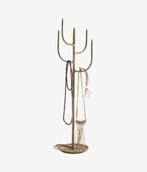 Matt Brass Hand Forged Jewellery Stand