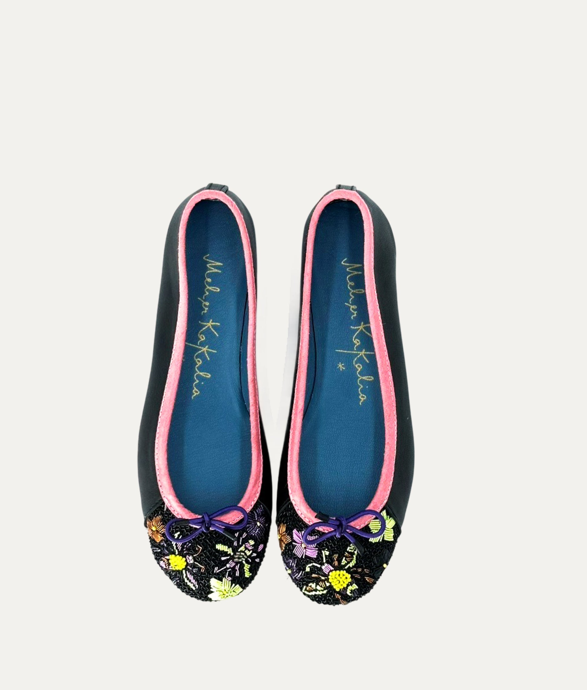 Queen Potnia Black Ballet Shoes
