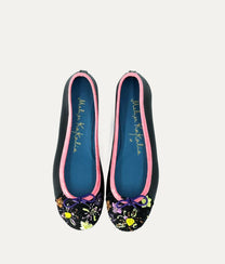 Queen Potnia Black Ballet Shoes