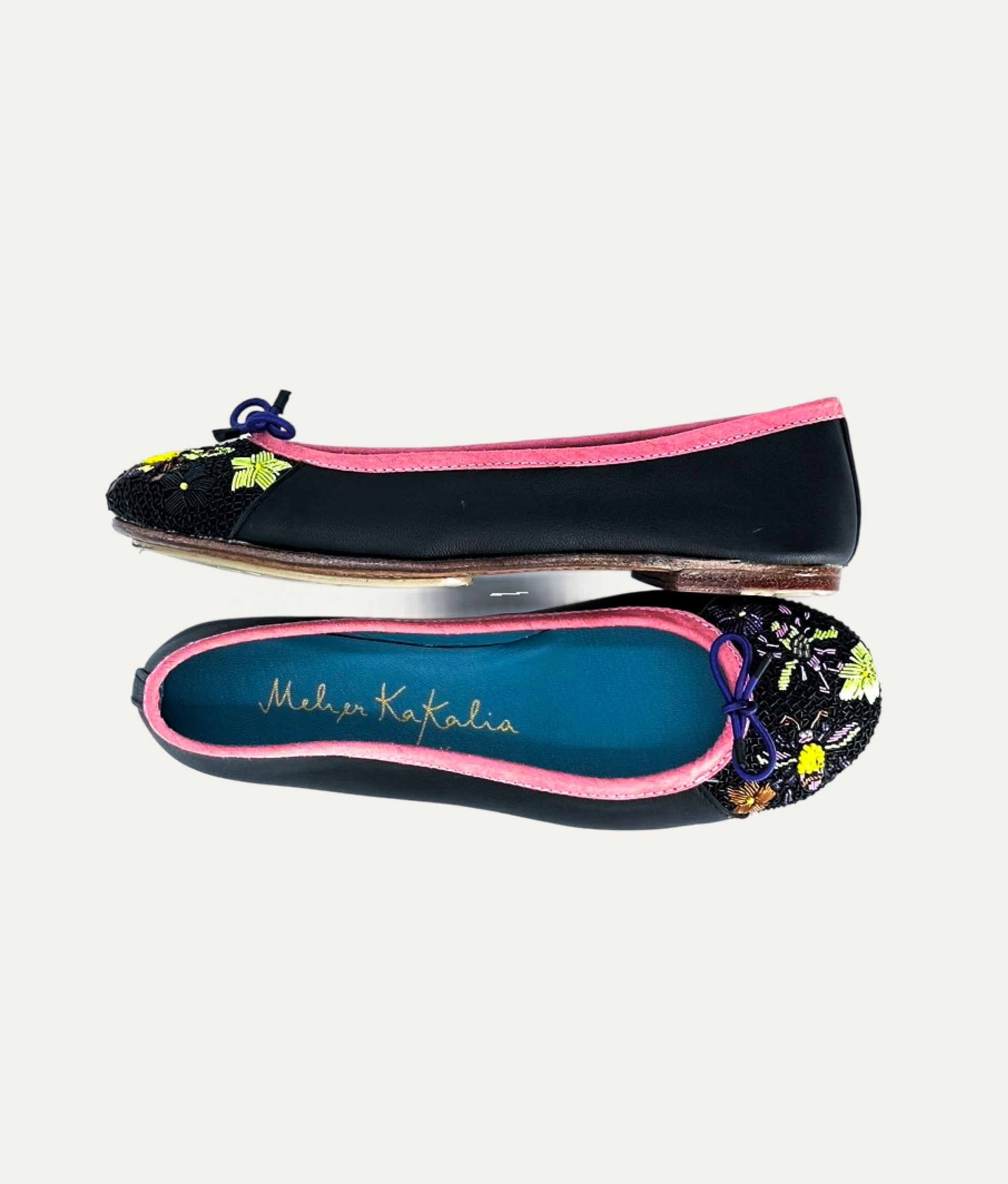 Queen Potnia Black Ballet Shoes