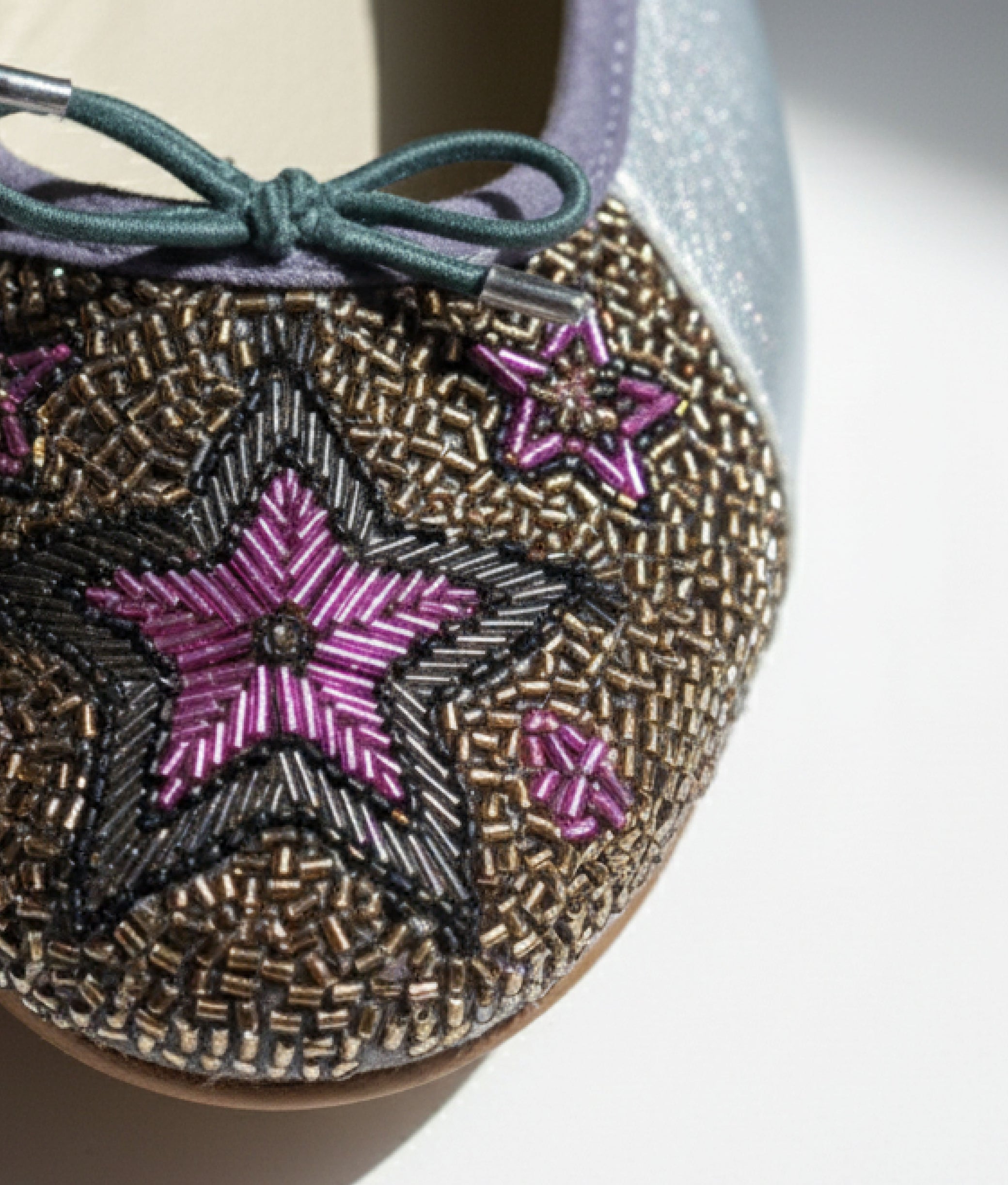 Starry Night Lilac Ballet Shoes