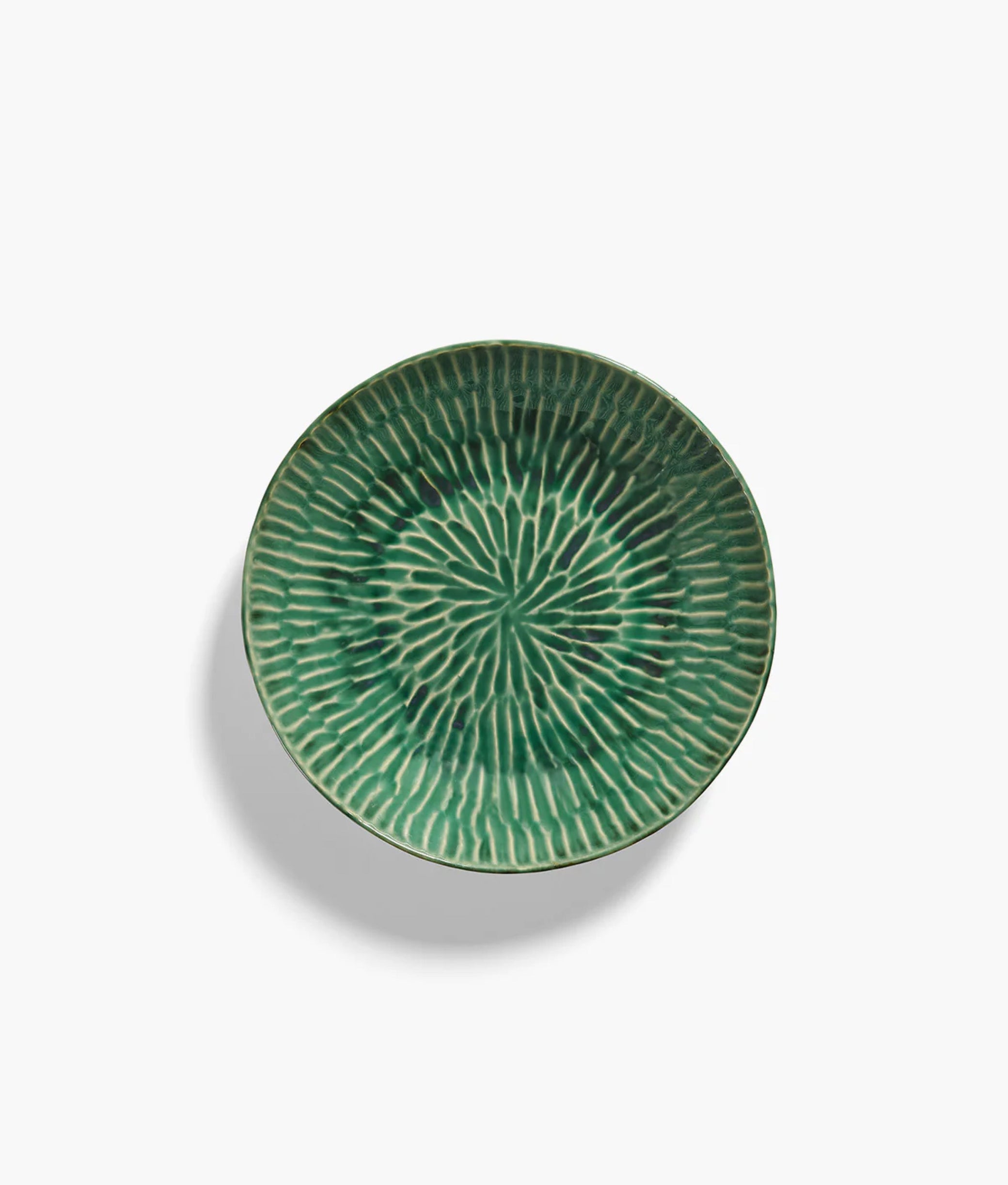 Medium Serving Plate Green Verde Lanza