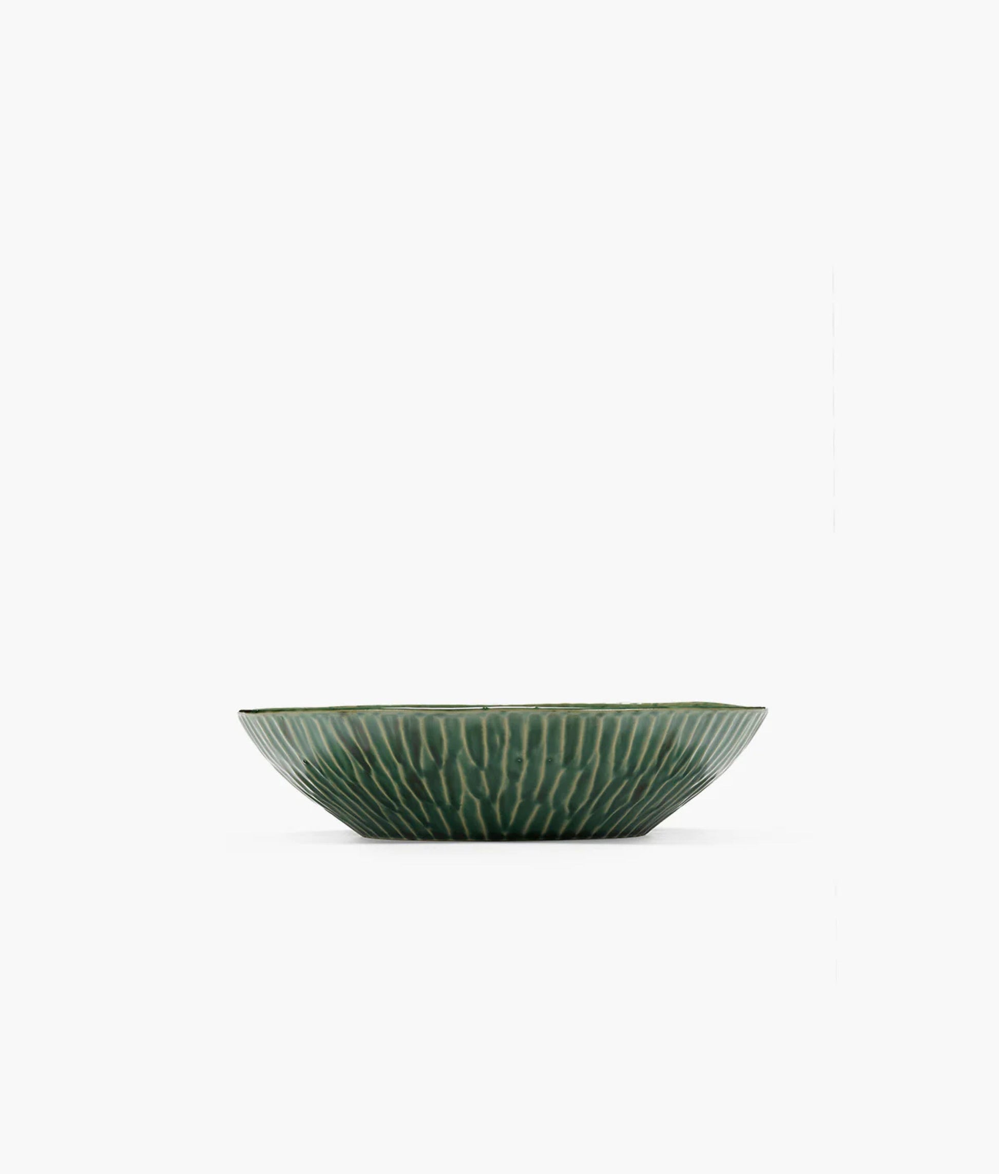 Medium Serving Plate Green Verde Lanza