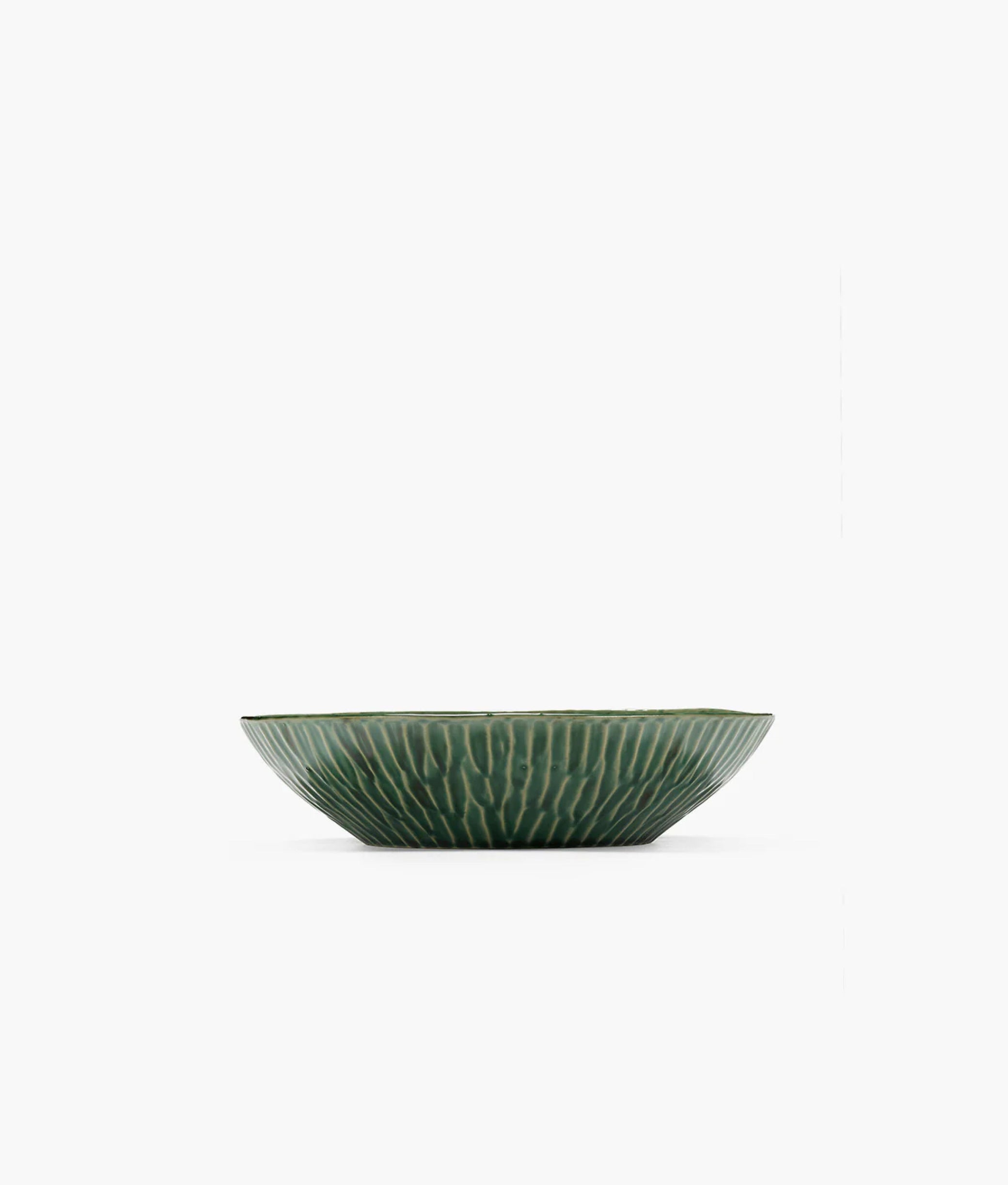Medium Serving Plate Green Verde Lanza