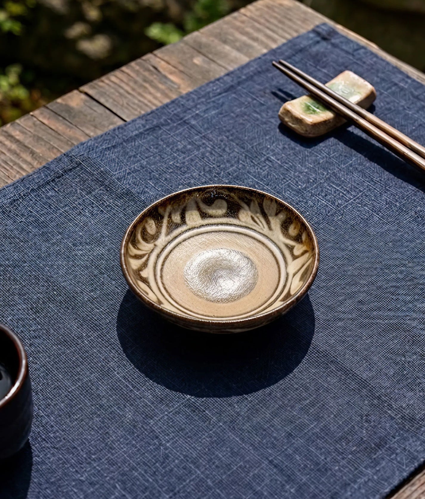 Midnight Floral Sauce Bowl