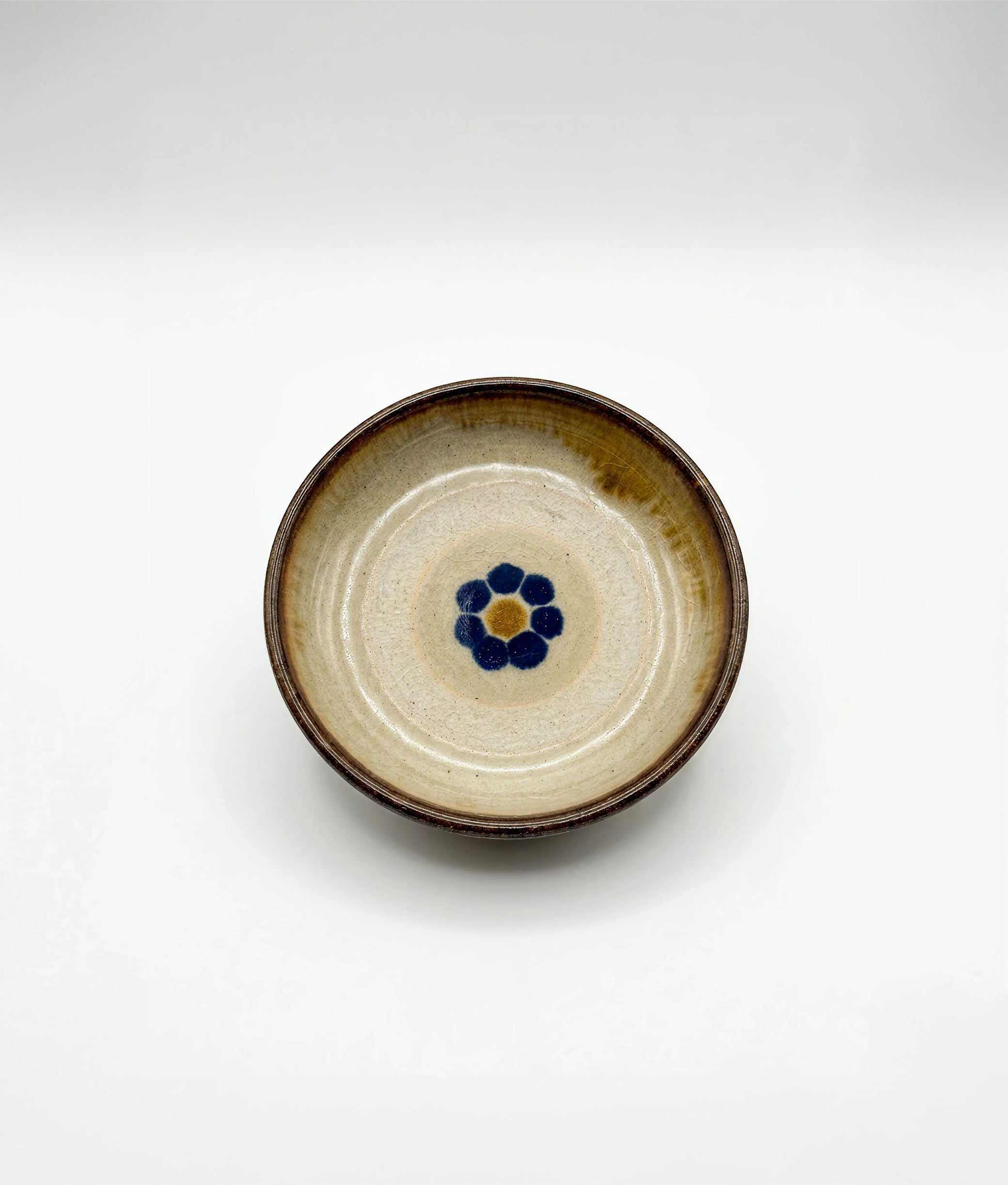 Midnight Blue Flower Sauce Bowl
