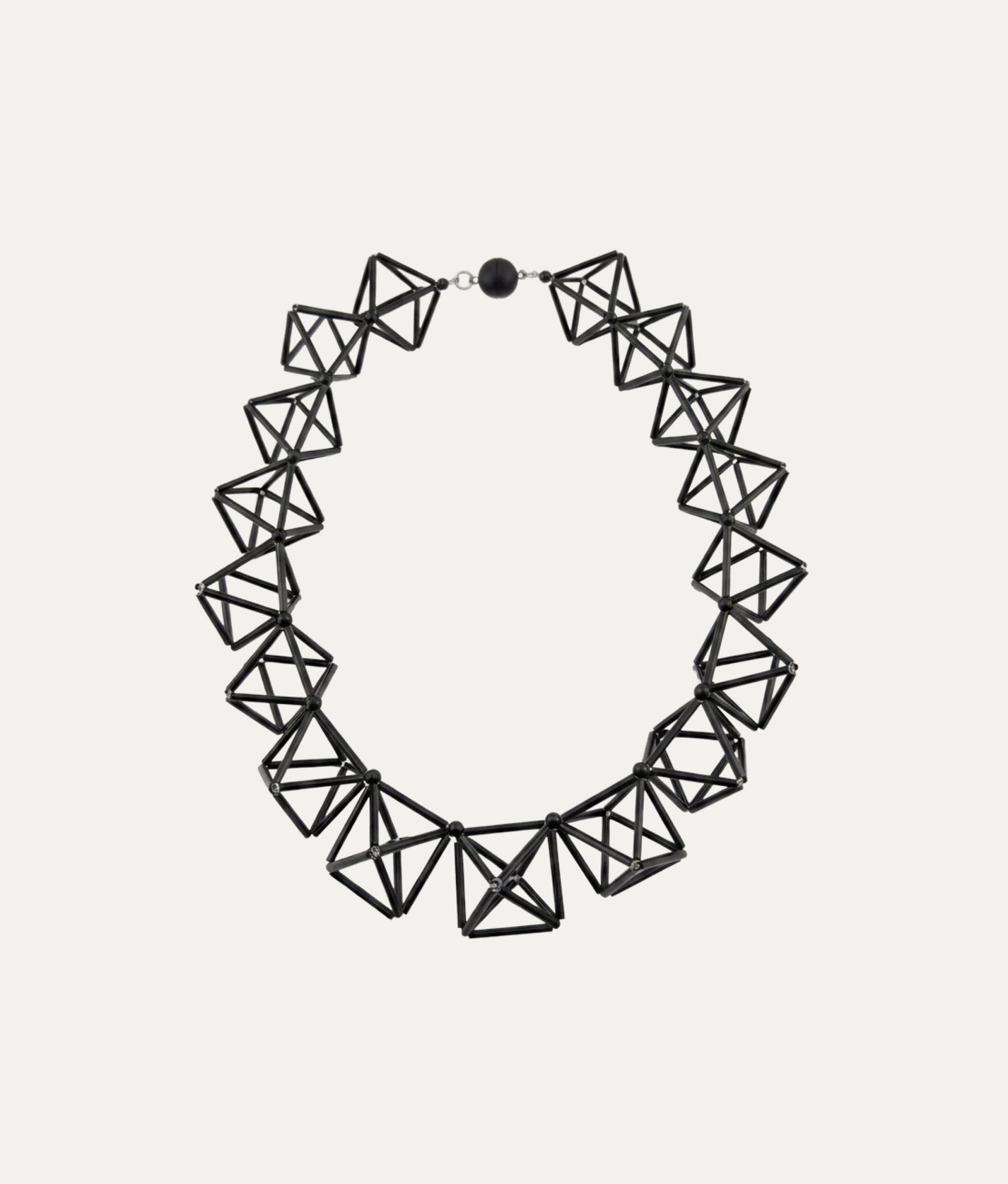 MINI DIAMONDS GLASS Black Necklace