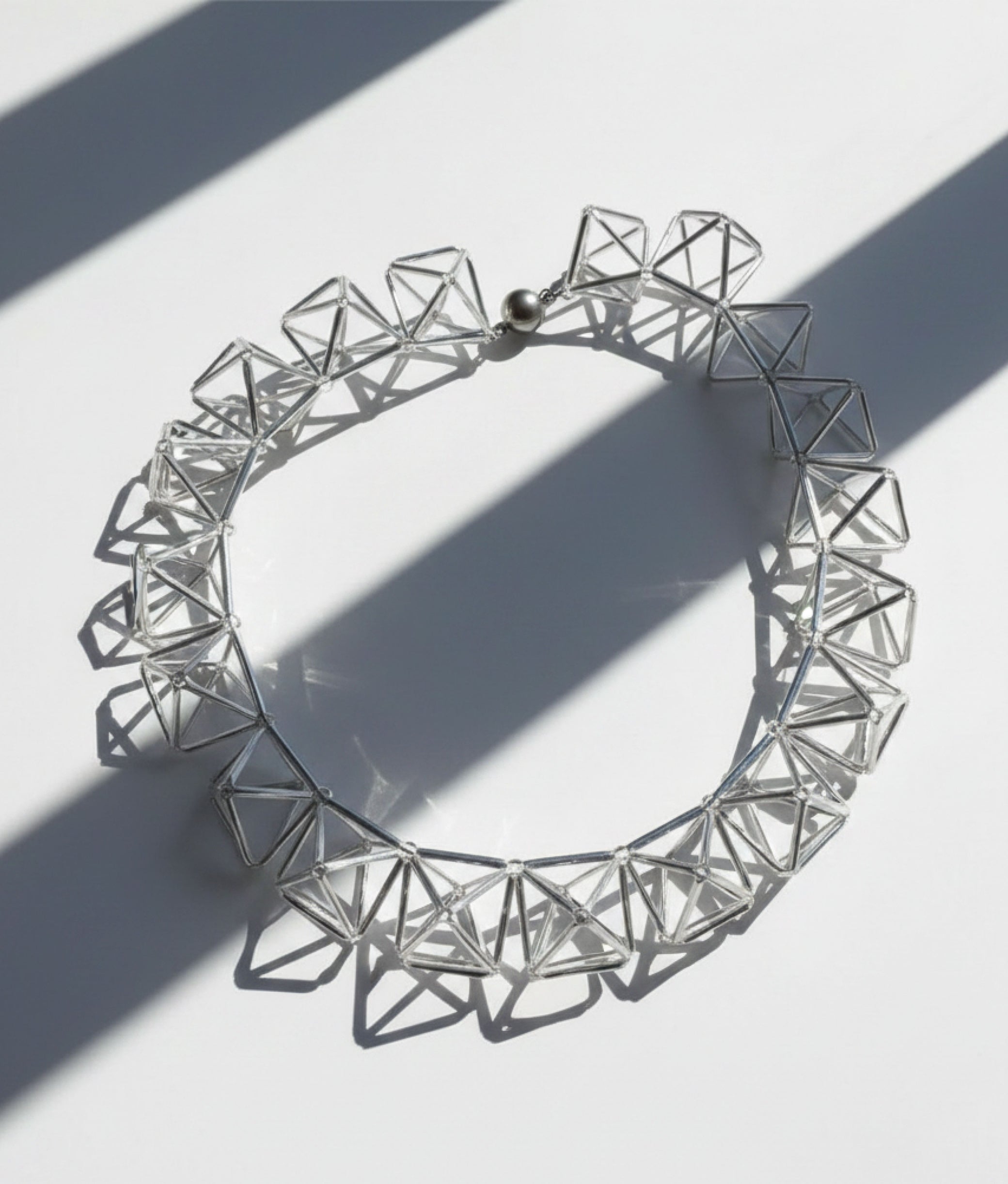 MINI DIAMONDS GLASS Transparent Necklace