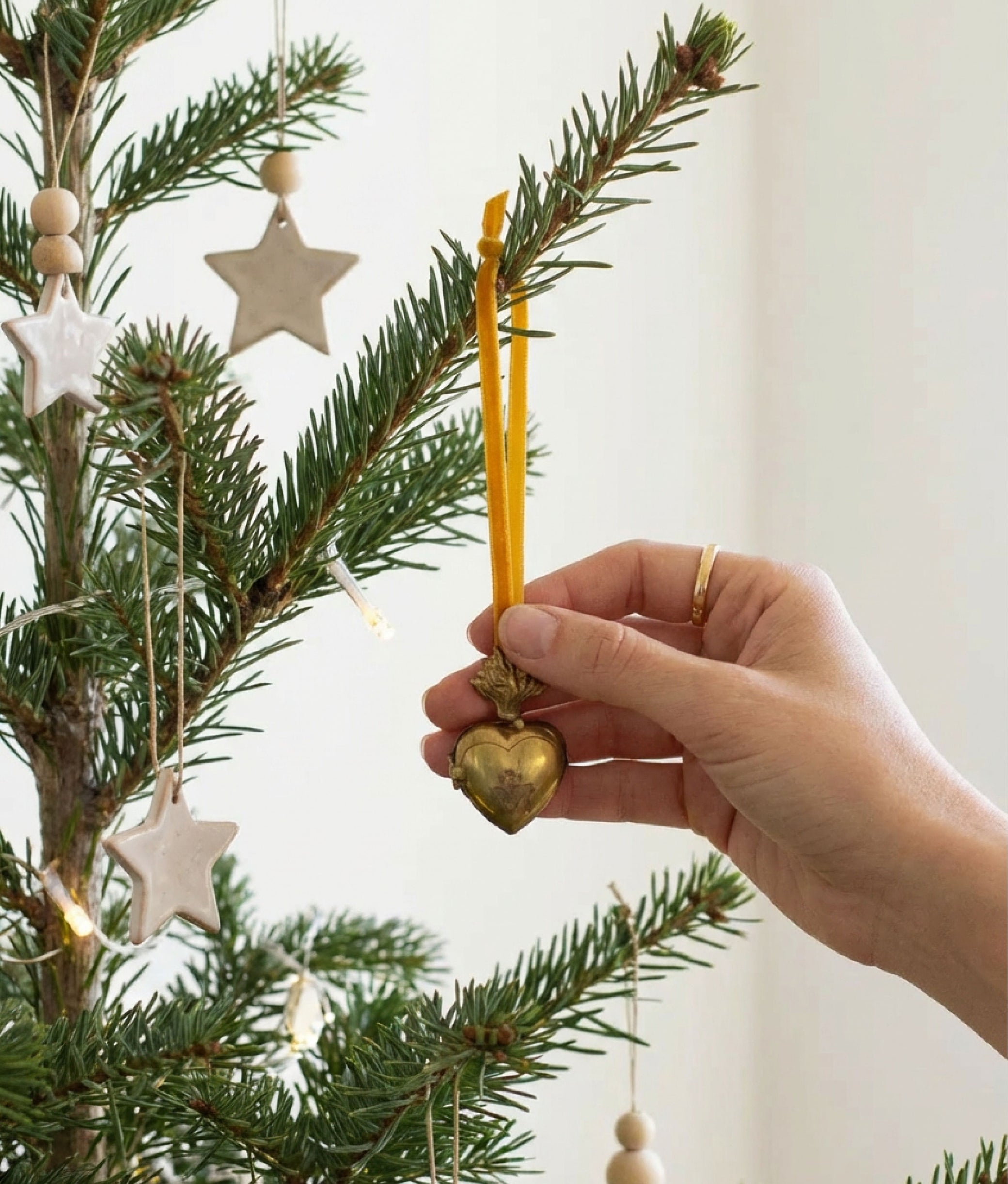 Mini Sacred Heart Ornament