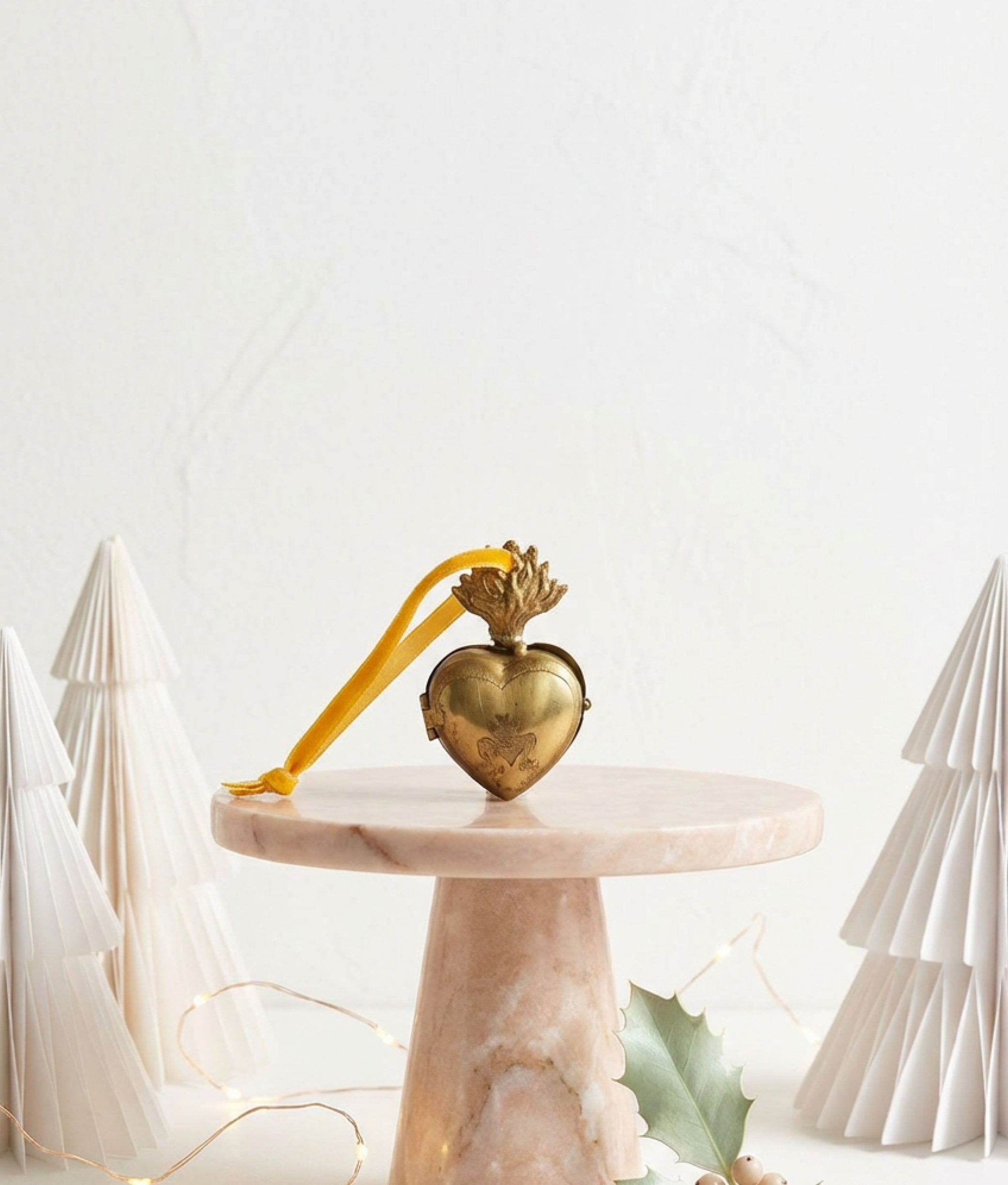 Mini Sacred Heart Ornament