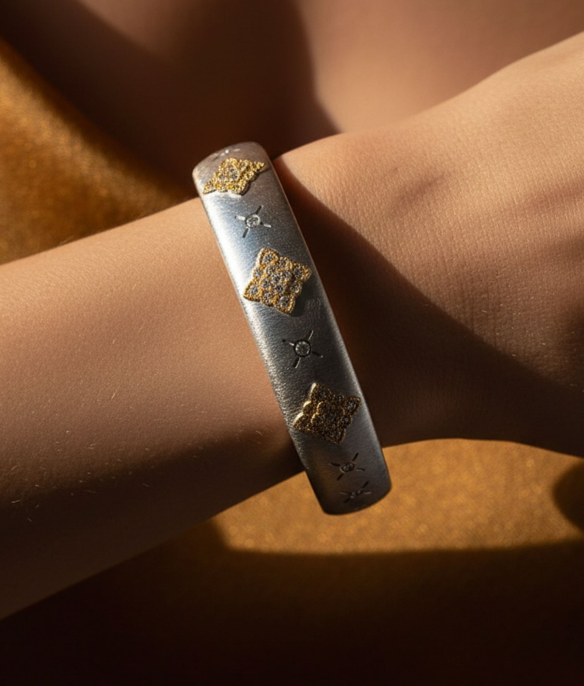 Mira Cuff Bracelet Silver
