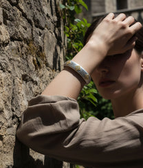 Mira Cuff Bracelet Silver