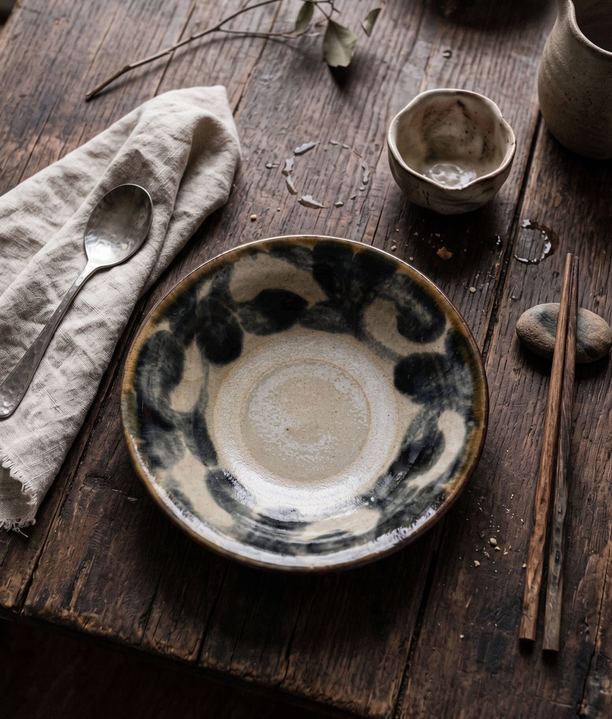Moon Water Plate Blue