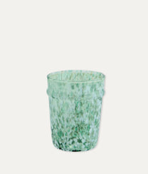 Green Halo Drinking Glass