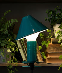 Emerald Clip Mushroom Lamp