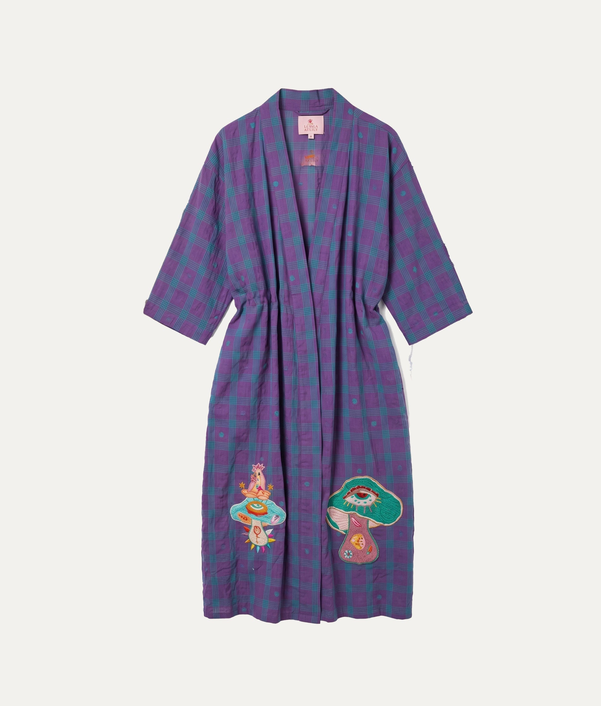 Mushroom Kimono Purple