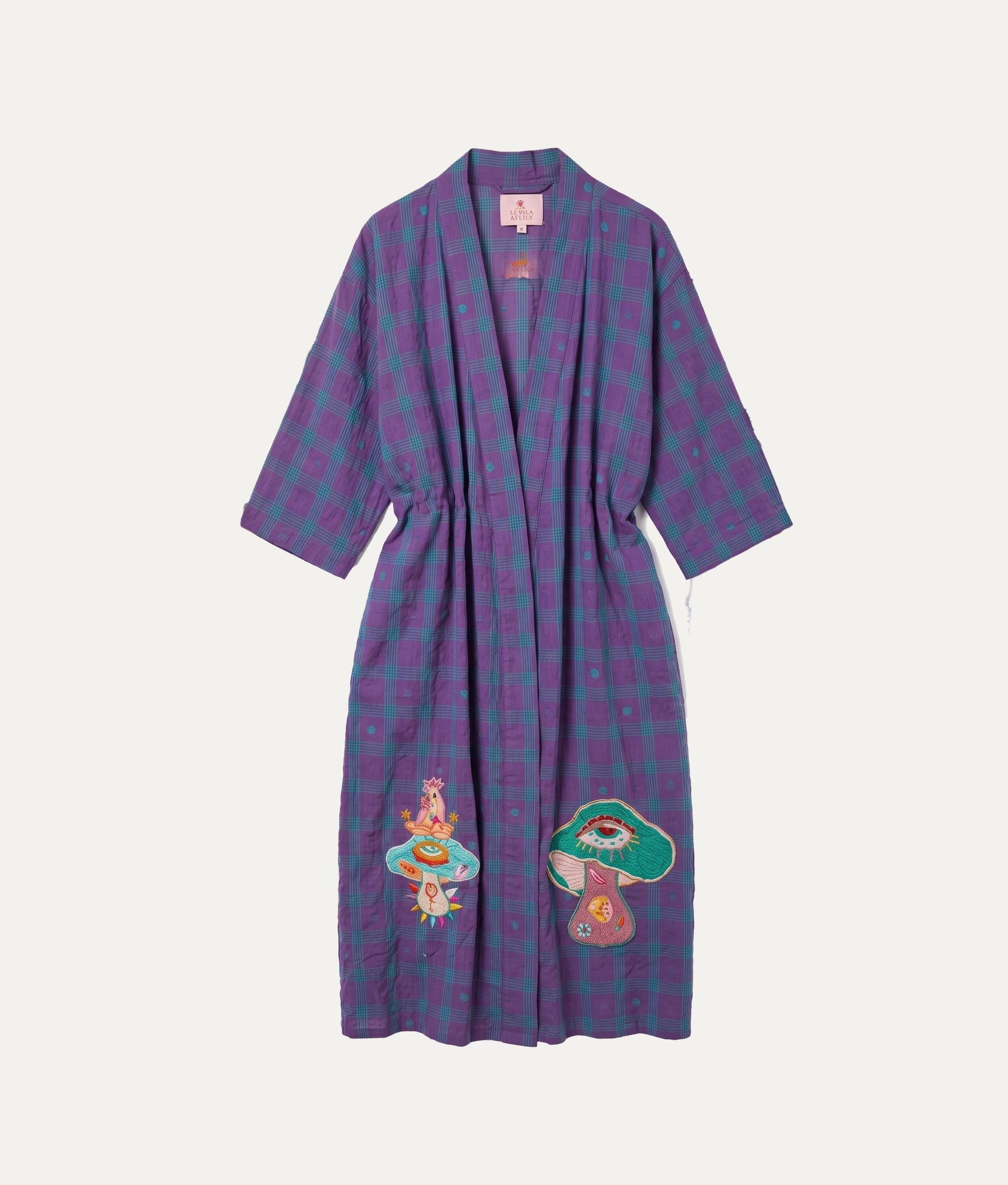 Mushroom Kimono Purple