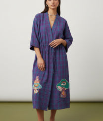 Mushroom Kimono Purple