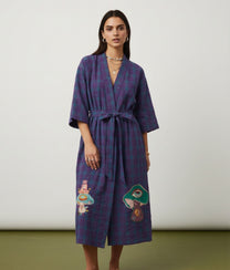 Mushroom Kimono Purple