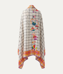 Mushroom Mania Pareo White Skirt