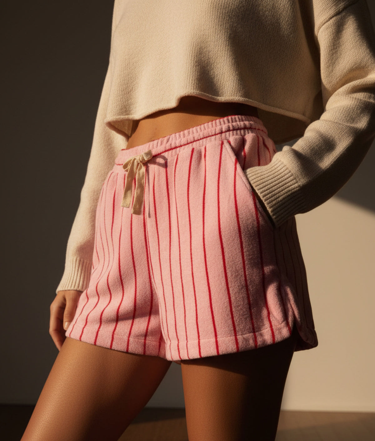 Baby Pink Bongusta Naram Gym Shorts
