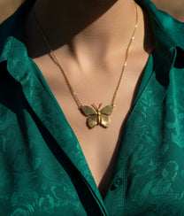 Butterfly Machaon Necklace