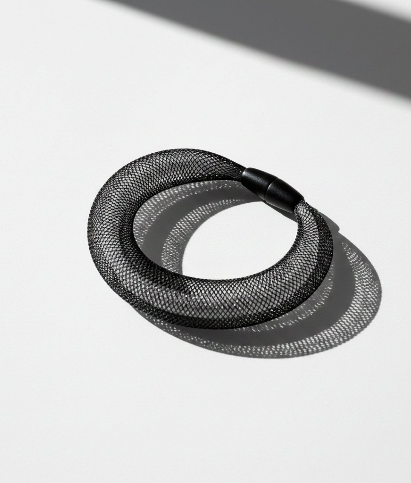 NEON PVC Black White Bracelet