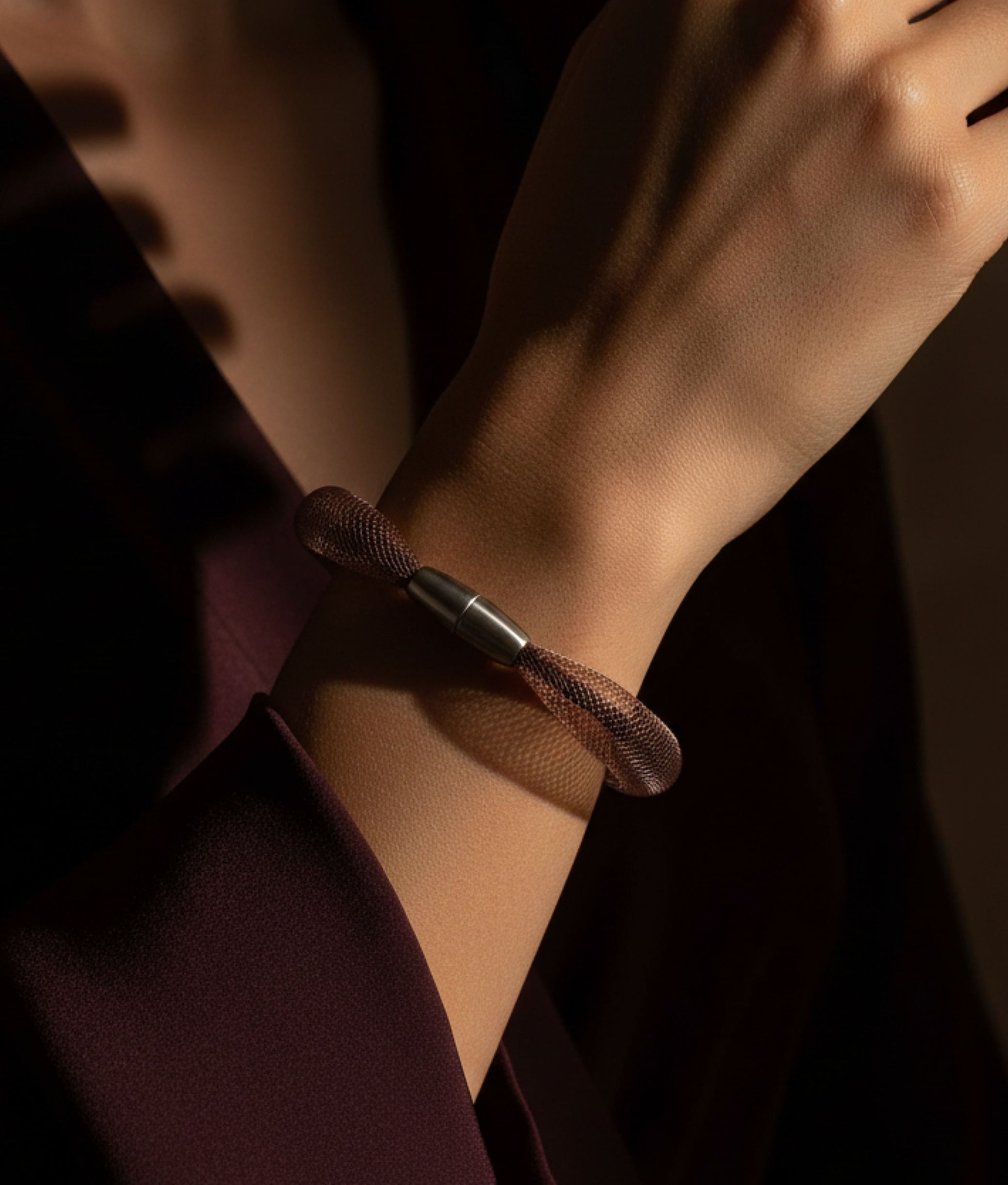 NEON PVC Caramel Copper Bracelet