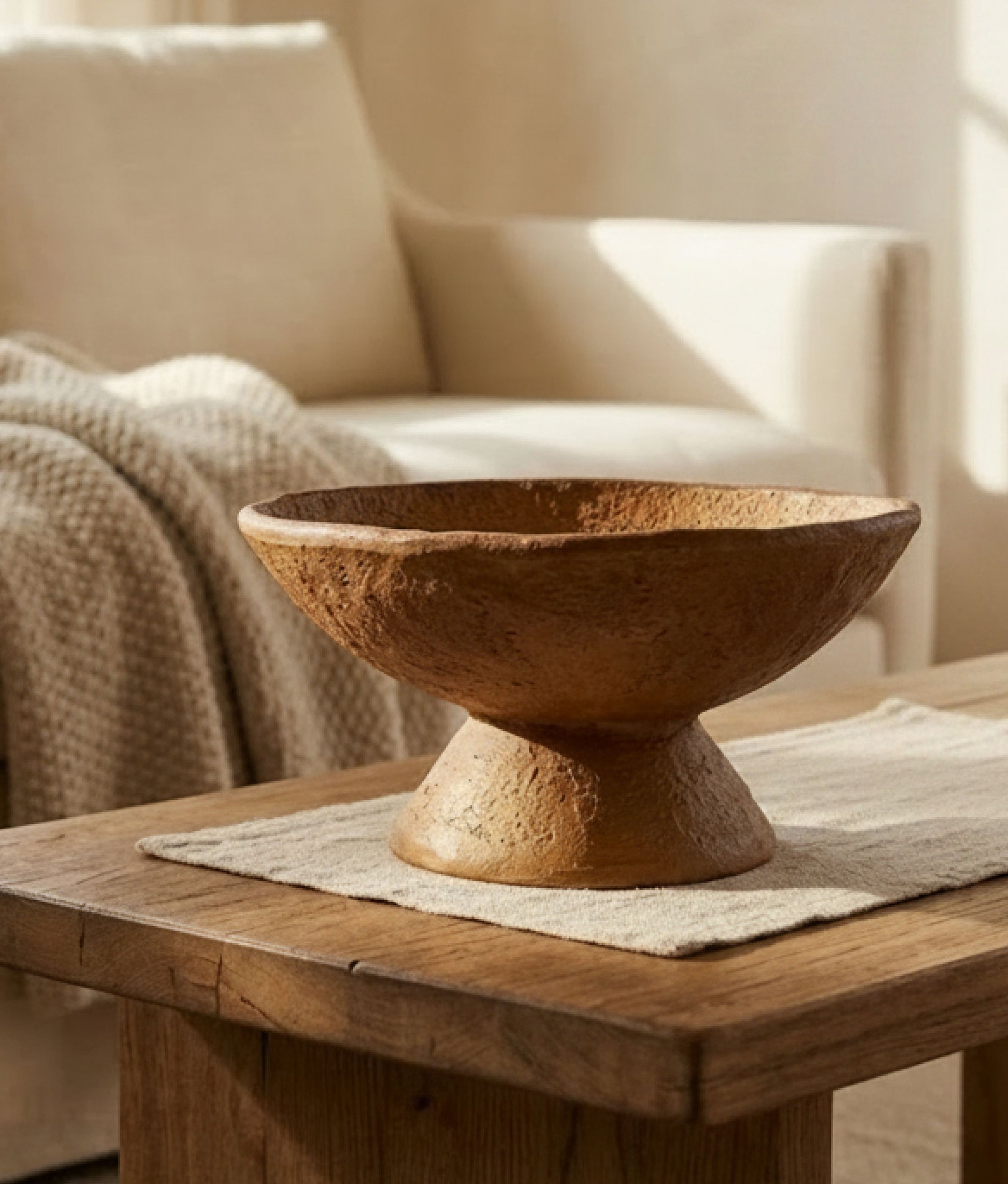 NIZA Ochre Bowl Aluminium D24