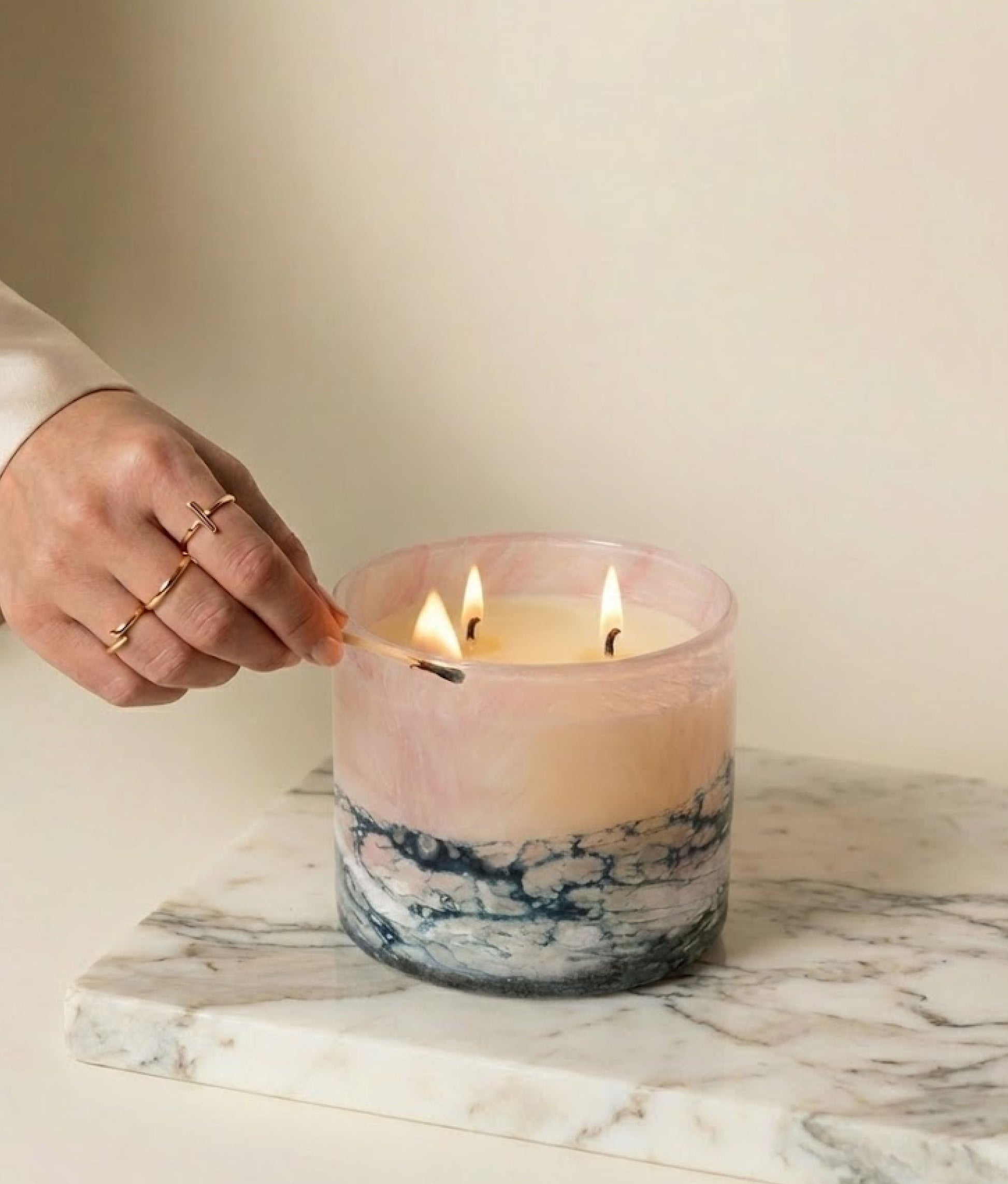 New York Pinky Peach Candle