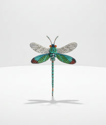 Oriental Greenwig Brooch
